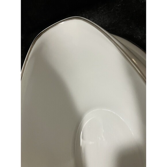 VTG Cresent Fine China Sarasota Gravy Boat & Attached Saucer Plate  5712 Japan - Picture 12 of 12